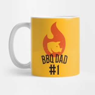 #1 BBQ DAD Mug